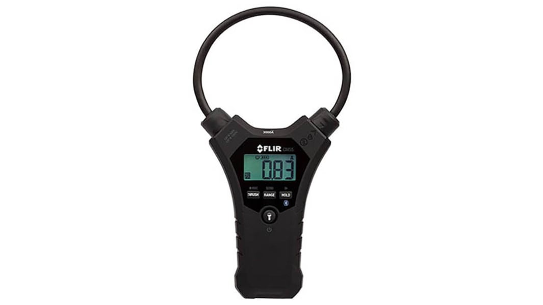 FLIR CM55 Clamp Meter Bluetooth, Max Current 3kA ac CAT III 1000 V, CAT IV 600 V