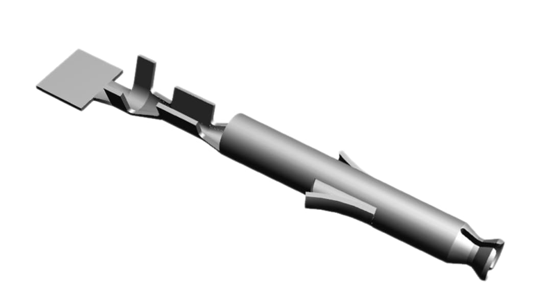 TE Connectivity Mini-Universal MATE-N-LOK Series Female Crimp Terminal, 30AWG Min, 26AWG Max