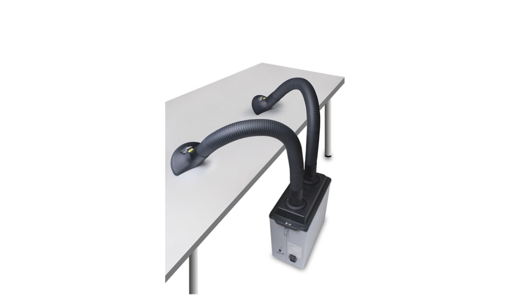 Weller MG130 Kit 2 Lötrauch-Absauger max.Anz.Ben 2, mit Gase, Lösungsmittel, Schweißdämpfe, 100W / 230V, 52dB(A),