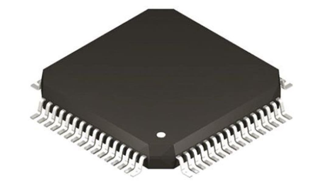 Microchip PIC24EP512GP806-I/PT, 16bit PIC Microcontroller, PIC24EP, 140MHz, 586 kB Flash, 64-Pin TQFP