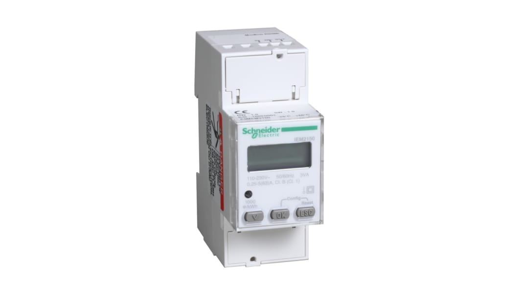 Schneider Electric 1 Phase LCD Energy Meter, Type Electronic