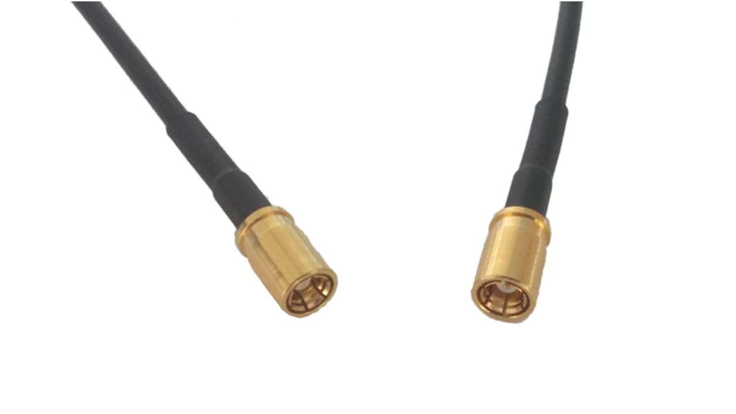 Telegartner Male SMB to Male SMB, 300mm, RG174 Coaxial, Terminated50 Ω