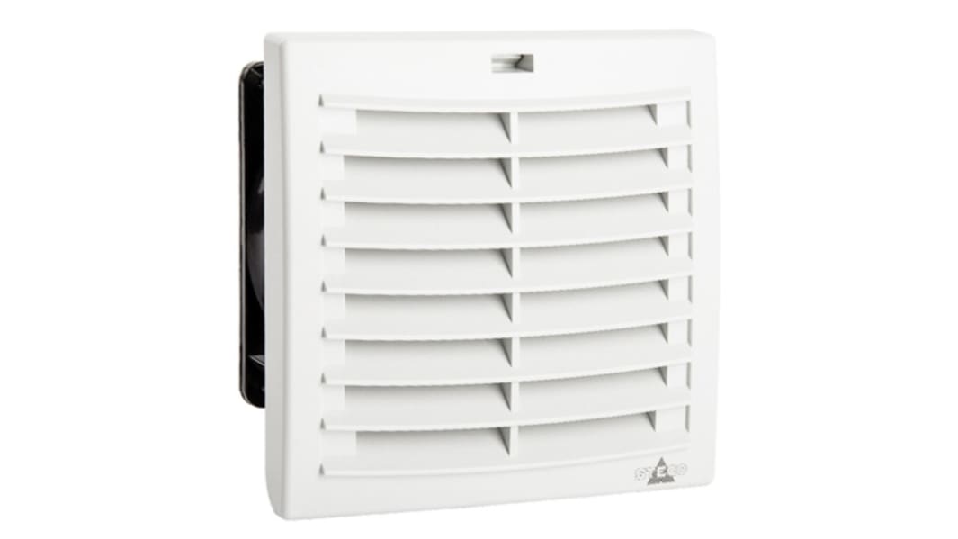 STEGO Filter Fan Plus FPO Series Fan Filter for 124 x 124mm Fans, Synthetic Fibre Filter, 152 x 152mm