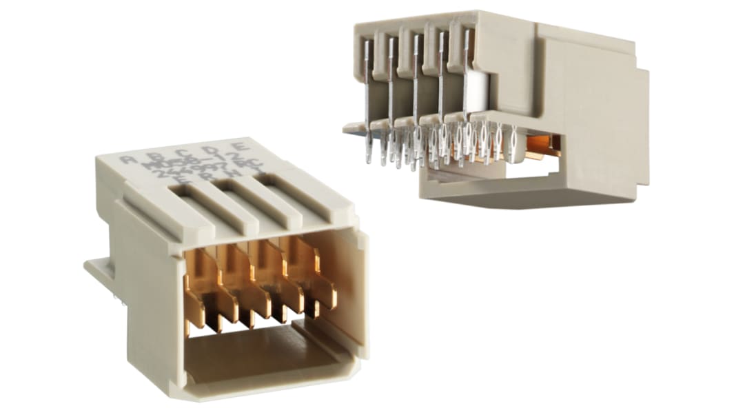 ERNI, ERmet 2mm Pitch Universal Power Module Backplane Connector, Female, Vertical, 5 Column, 4 Row, 5 Way