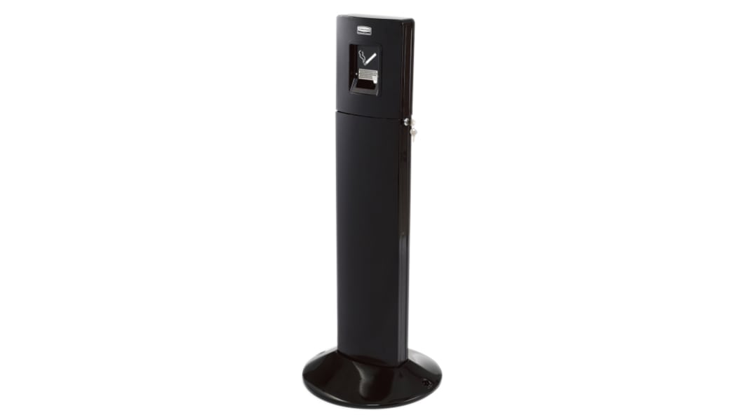 Ceniceros Rubbermaid Commercial Products FGR93400BK, 1800, Negro, Aluminio, De pie x 1.087m x 427mm