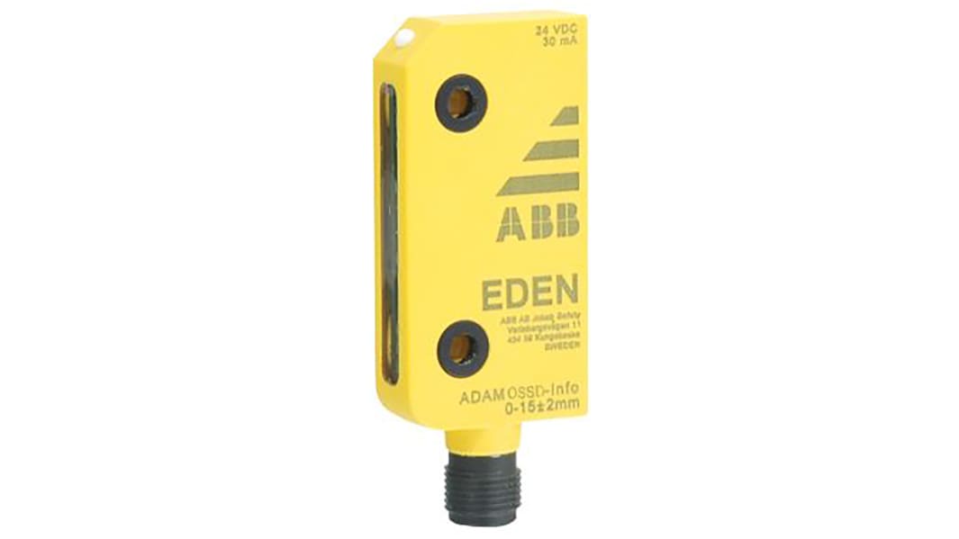 ABB Eden OSSD M12 Berührungsloser Sicherheitsschalter aus Polybutylenterephthalat (PBT) 24V dc, Kodierschalter