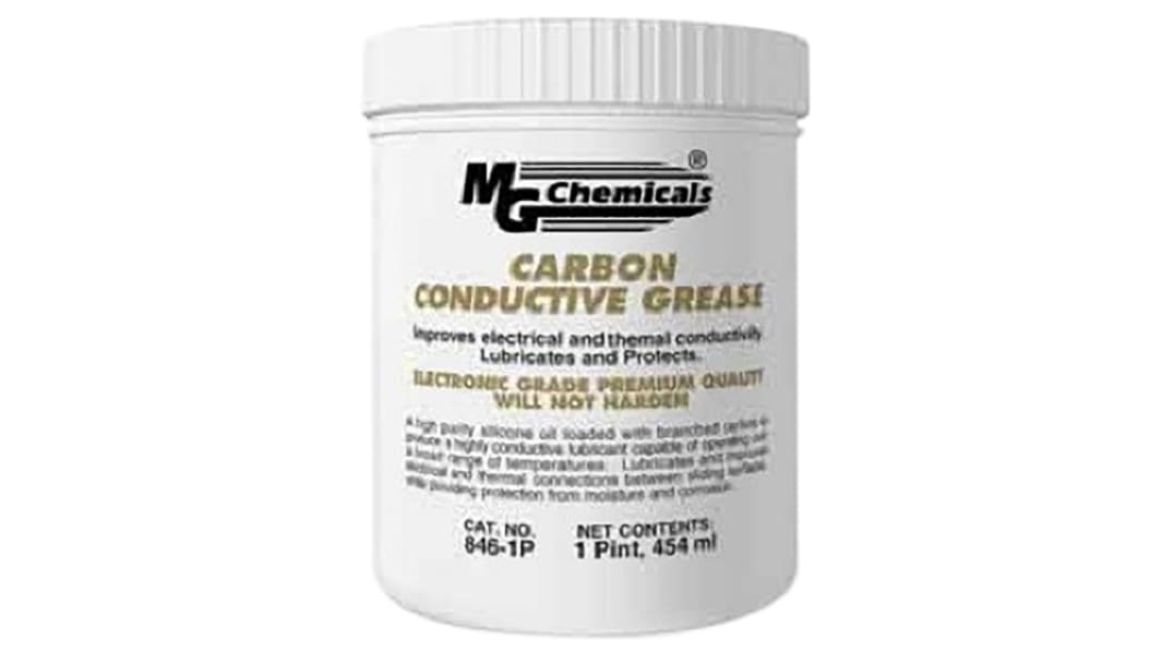 Grasa de Silicona conductiva de carbono MG Chemicals MG Chemicals Carbon Conductive 846, Tarrina de 454 ml