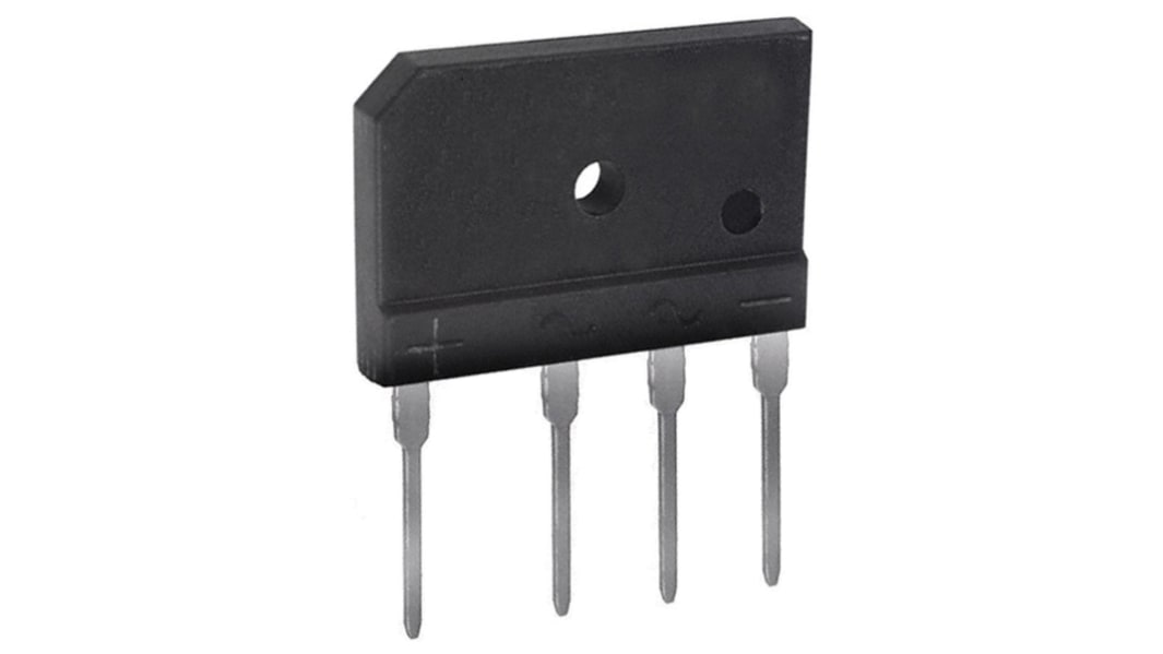 HY Electronic Corp Bridge Rectifier, 8A, 1000V, 4-Pin