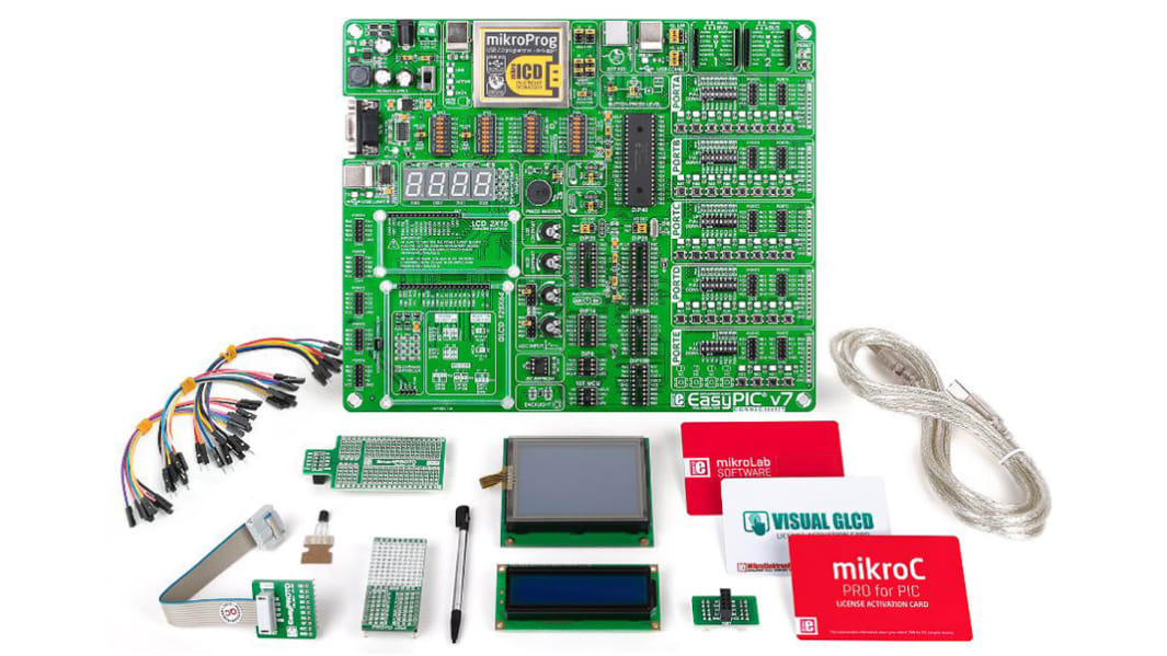 MikroElektronika 開発ボード, 開発キット, mikroLAB for PIC, MCU, MIKROE-2005