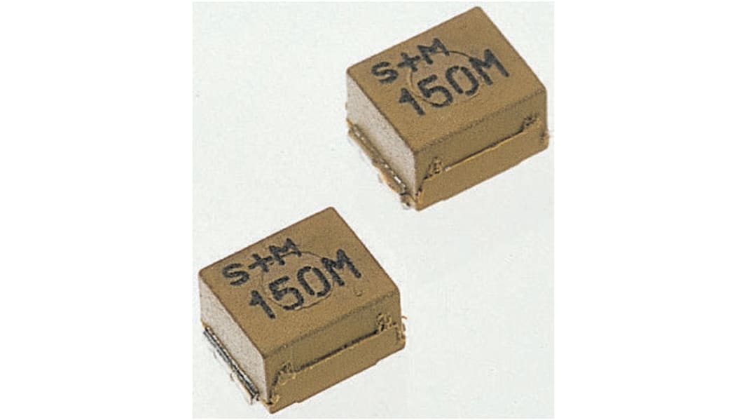 EPCOS, B82422A*100, 1210 (3225M) Wire-wound SMD Inductor with a Ferrite Core, 3.3 μH ±10% Wire-Wound 200mA Idc Q:27