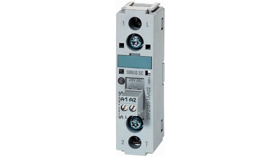 Siemens 3RF2 Series Solid State Relay, 50 A Load, Panel Mount, 230 V Load, 24 V dc Control