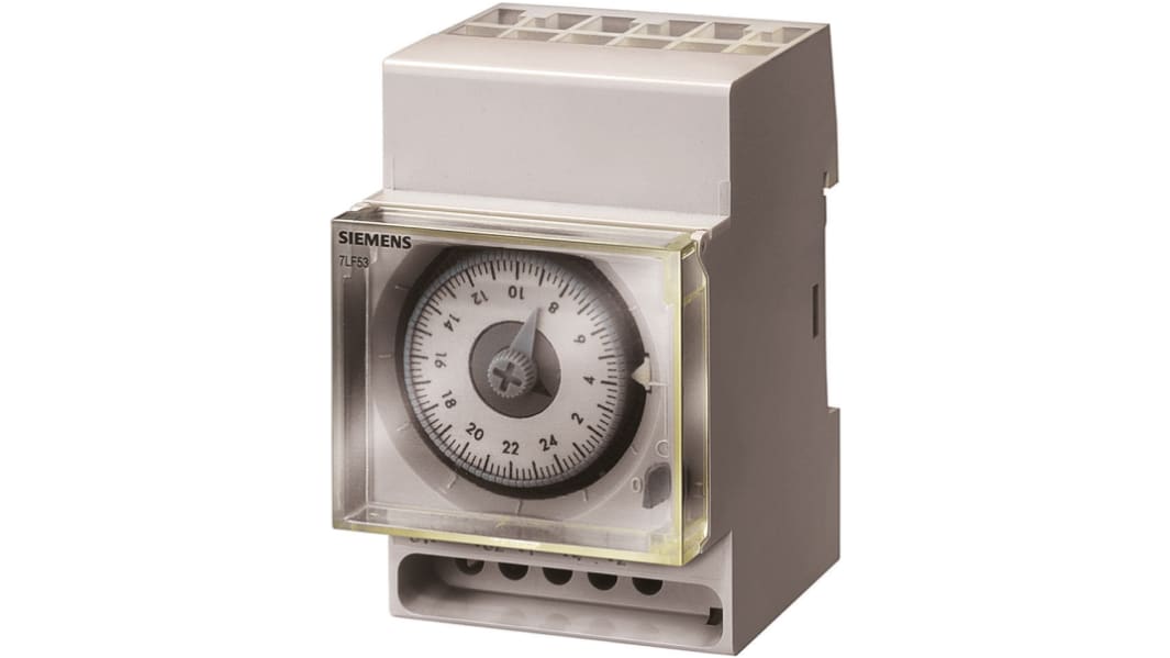 Siemens Analogue DIN Rail Time Switch 230 V ac, 1-Channel