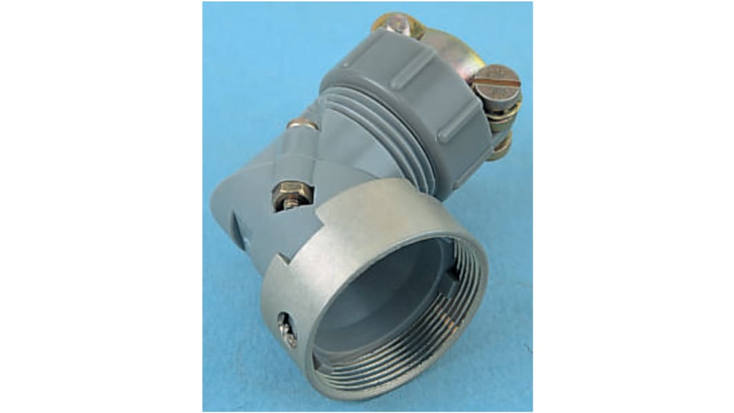 Souriau Sunbank by Eaton, 840Size 1 Angled, Straight Circular Connector Backshell, For Use With 840 Series