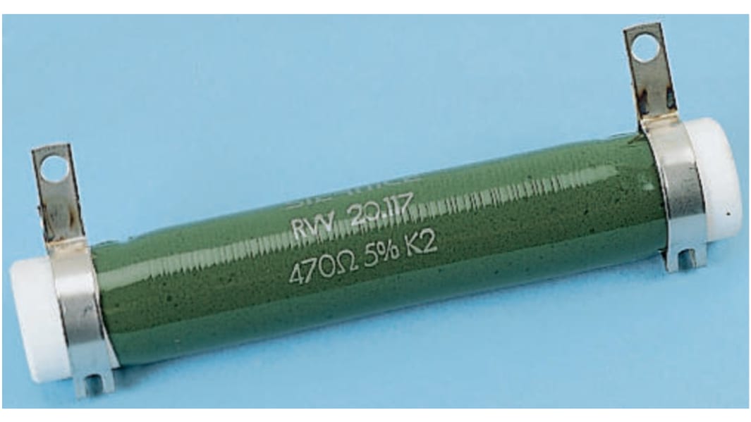 Vishay RW20117 Wickel Lastwiderstand 100Ω ±5% / 72W, Röhrenförmig Schraubanschluss, -55°C → +450°C