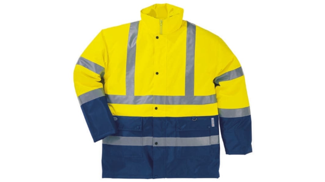 Parka haute visibilité Delta Plus, Jaune, taille L, Unisexe