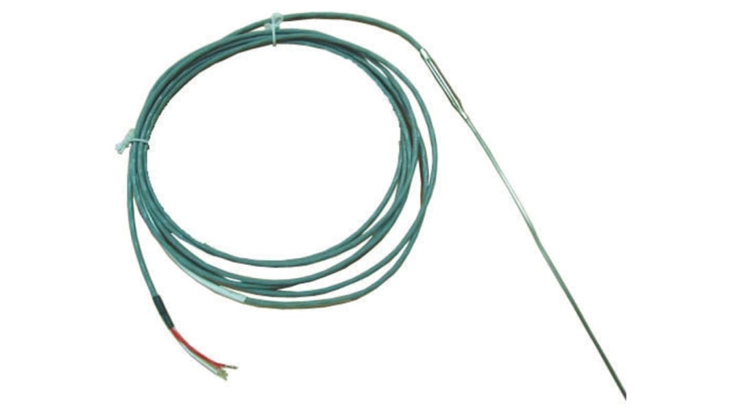 Correge PT100 RTD Sensor, 2.5mm Dia, 500mm Long, 3 Wire, Probe, Classe A +500°C Max ATEX