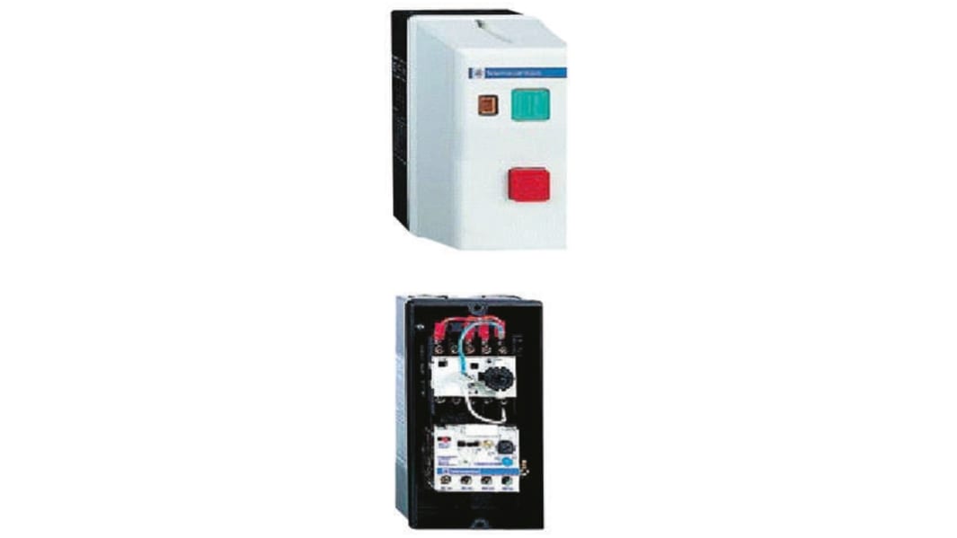 Démarreur DOL Direct, triphasé Schneider Electric LE1, 7,5 kW 415 V c.a.