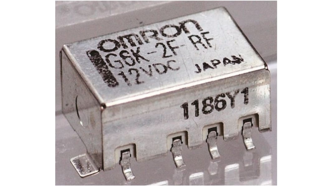 オムロン 高周波リレー (RFリレー), DPDT, 1GHz, 5V dc, 表面実装