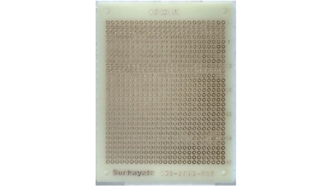 サンハヤト ユニバーサル基板 穴ピッチ：2.54 x 2.54mm, 穴経0.9mm 2 ICB-88GH-PBF