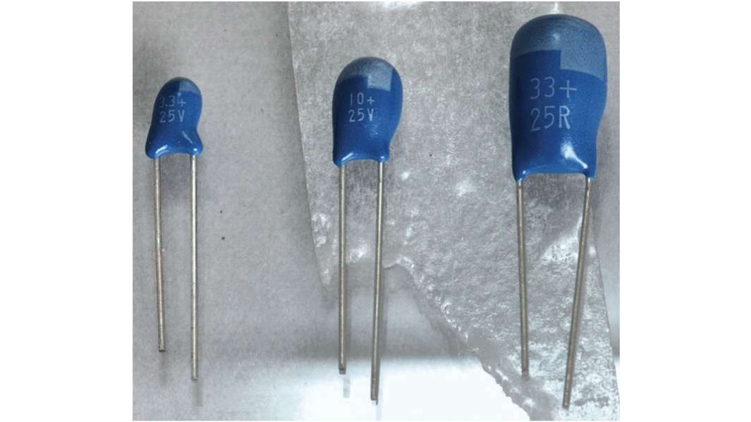 松尾電機 タンタルコンデンサ,3.3μF,35V dc,204N3502 335K4 | RS