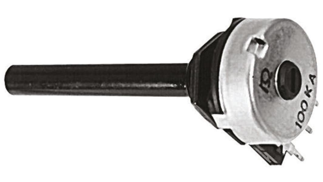 Potentiomètre Rotatif Radiohm POTM, 470Ω max, Ø axe 6 mm, Montage panneau