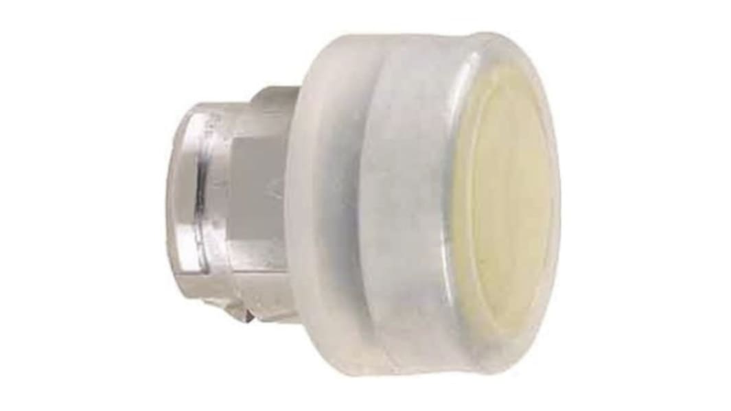 Schneider Electric Harmony XB4 Series Yellow Spring Return Push Button Head, 22mm Cutout, IP66, IP67