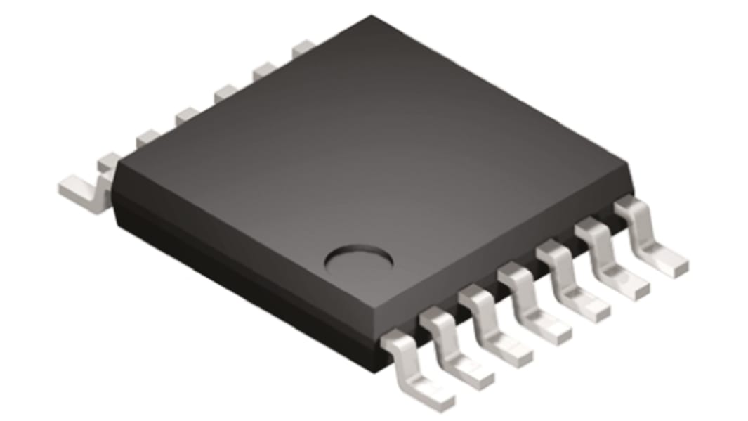 DiodesZetex 74HCT125T14-13, Quad-Channel Non-Inverting 3-State Buffer, 14-Pin TSSOP