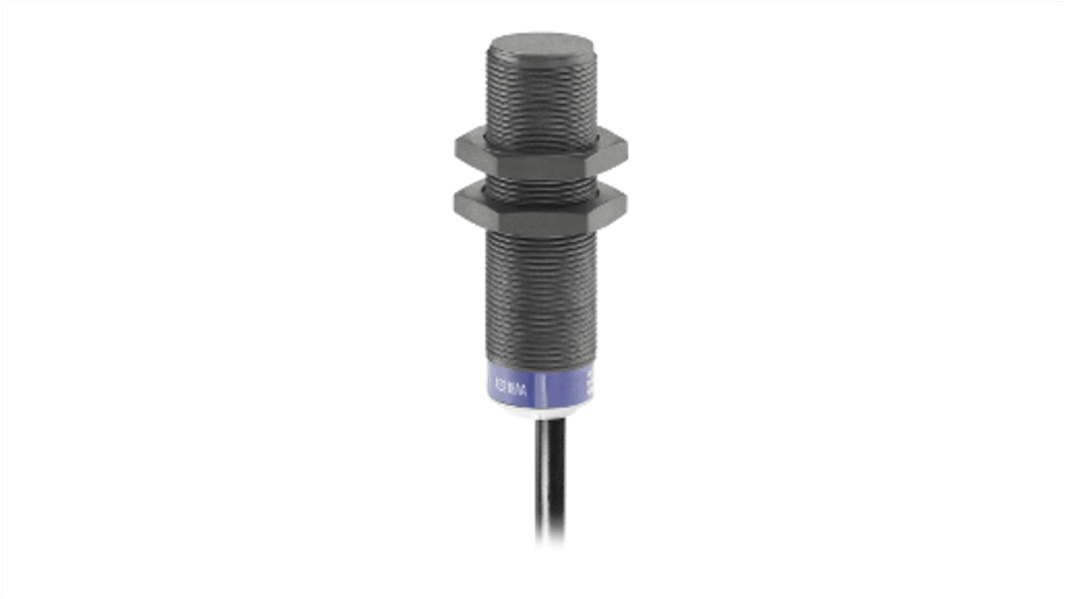 Telemecanique Sensors Inductive Threaded Barrel Proximity Sensor, M18, 12 mm Detection, 2-Wire NO, 20 → 264 V