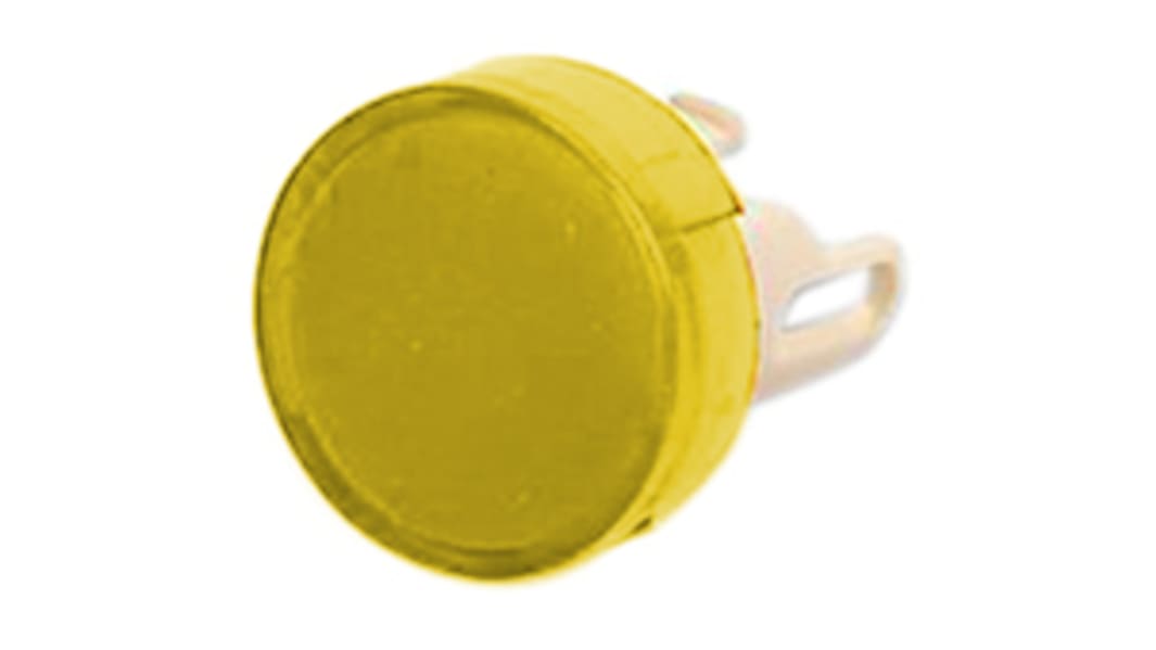 Omron Yellow Round Push Button Lens