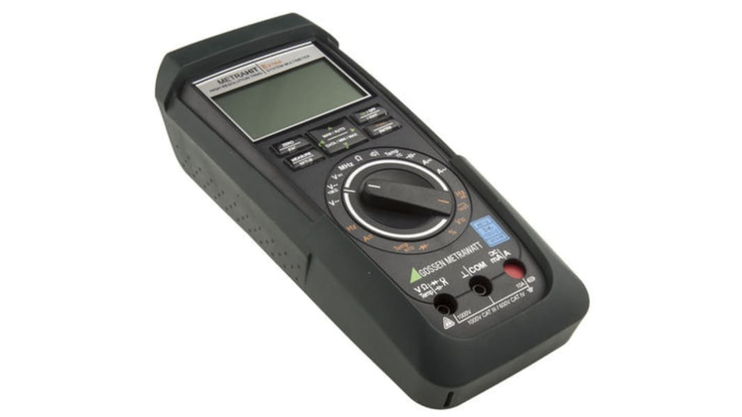 Gossen METRAHit EXTRA Hand LCD Digital-Multimeter, CAT III, CAT IV 1000V ac / 10A ac, 60MΩ, ISO-kalibriert