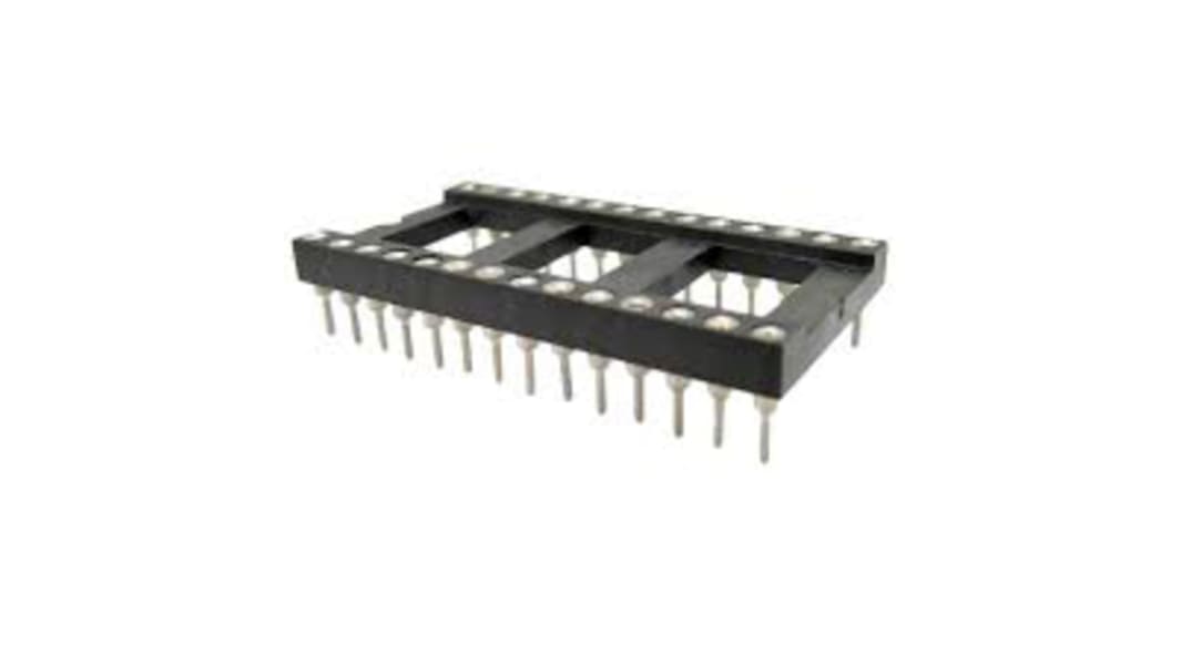 RS PRO 40 ピン DILソケット, 2.54mm ピッチ, スルーホール実装