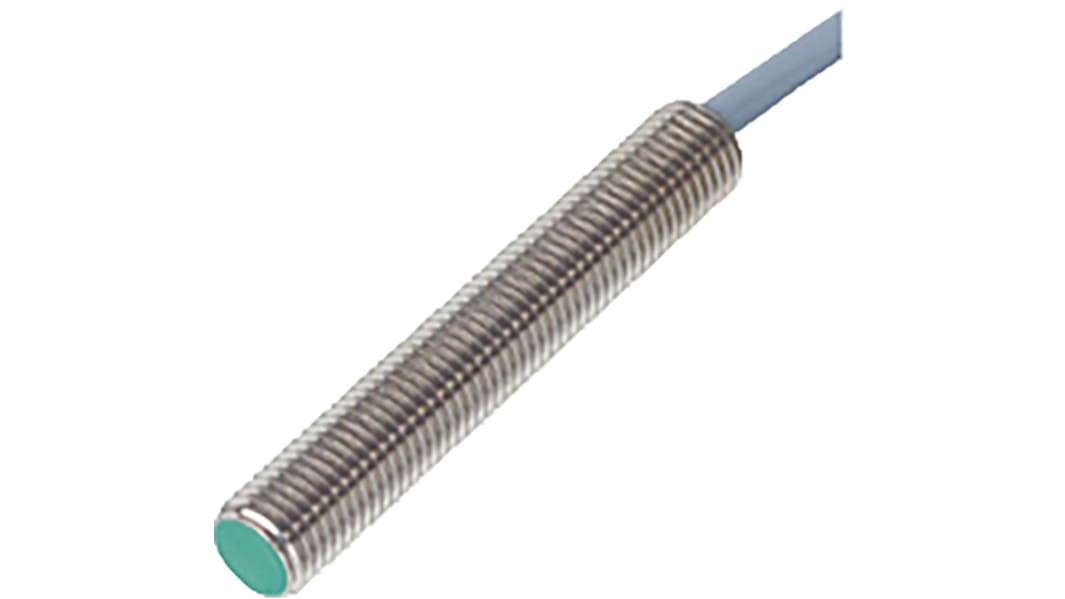 Pepperl + Fuchs Inductive Threaded Barrel Proximity Sensor, M8, 2 mm Detection, PNP NO+NC, 5 → 30 V dc