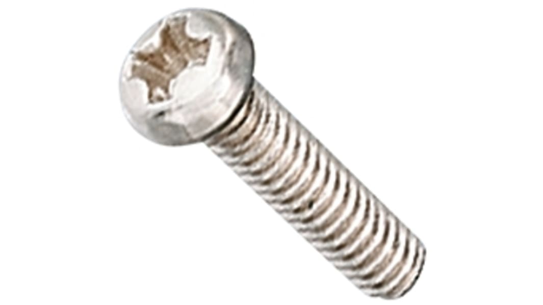 Yahata Neji Cross Pan A2 304 Stainless Steel Machine Screws, M1.2x2.0mm