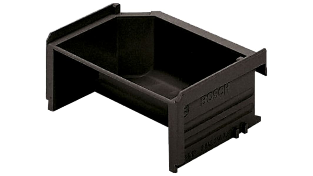 Bosch Rexroth Plastic Storage Bin, 173mm x 82mm x 50mm, Black