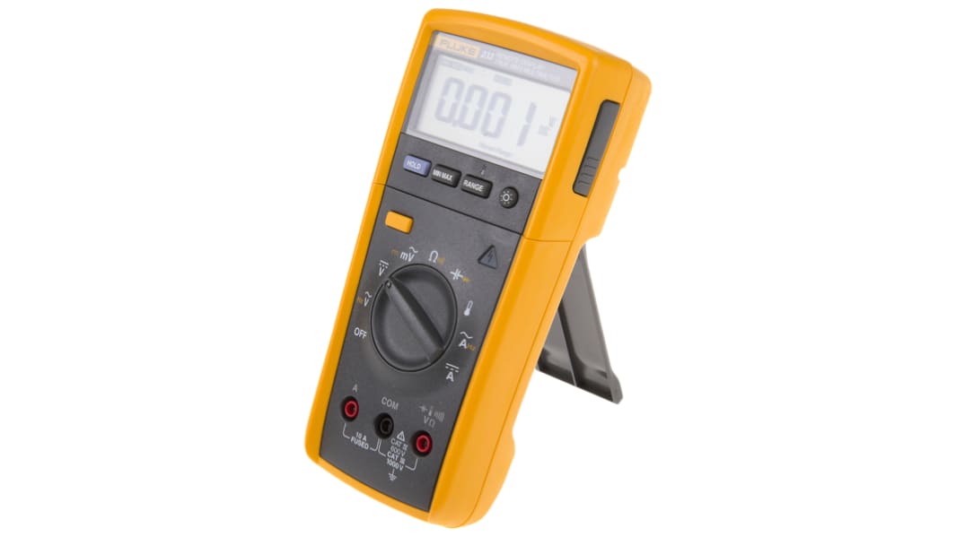 Multímetro Fluke 233, calibrado UKAS, 1000V ac/1000V dc, 10A ac/10A dc, TRMS, CAT III, CAT IV