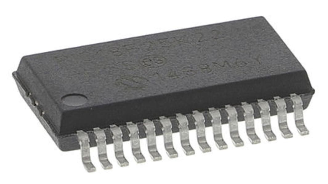 Microchip PIC18F25K22-I/SS, 8bit PIC Microcontroller, PIC18F, 16MHz, 32.768 kB, 256 B Flash, 28-Pin SSOP