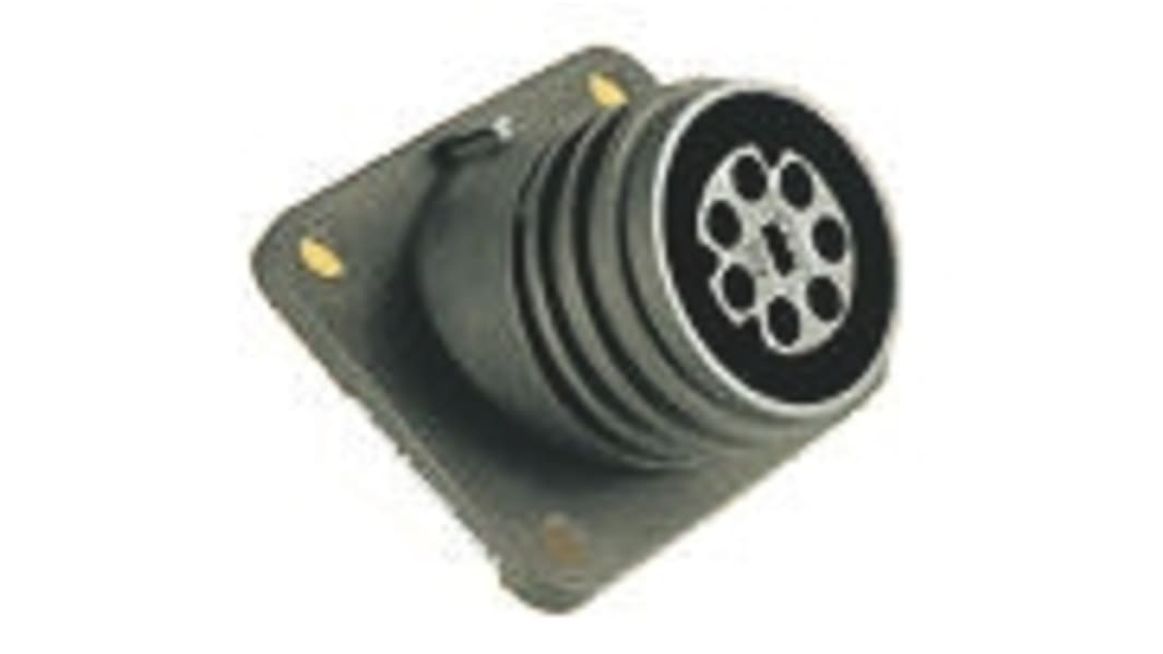 Bulgin Circular Connector, 4 Contacts, Flange Mount, Plug, Male, IP68, EXPlora EXP Series