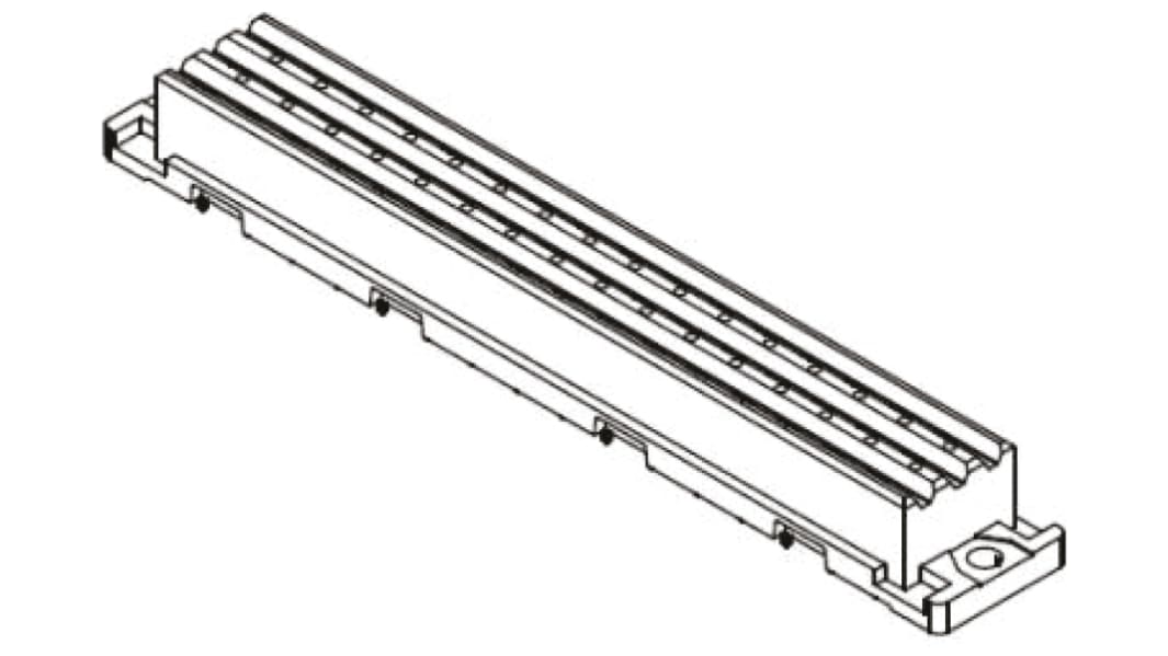 HARTING 09 06 48 Way 3.81 mm, 5.08 mm Pitch, Type F Class C1, 3 Row, Straight DIN 41612 Connector, Socket