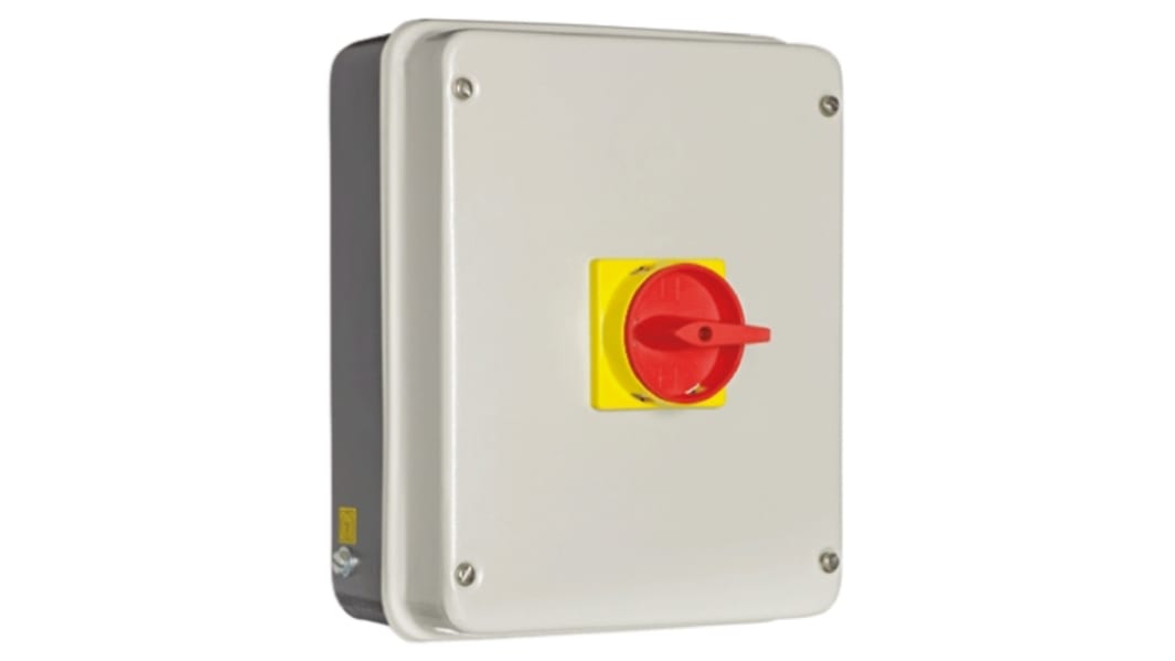 RS PRO アイソレータスイッチ, 3P極, 80A, 37kW, IP54, パネルマウント