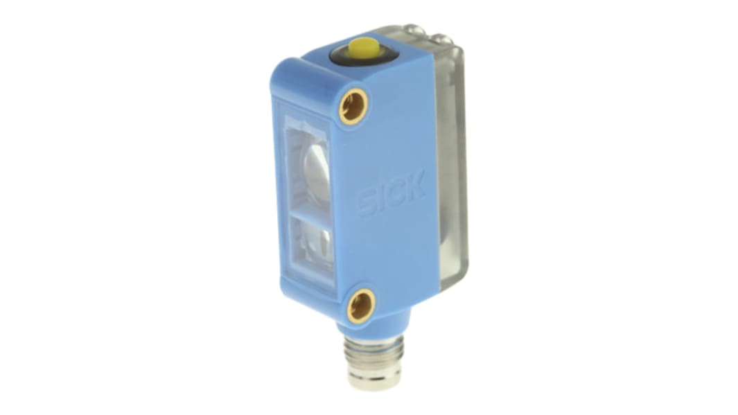 SICK Contrast Sensors 12.5 mm, LED, NPN, 100 mA, 12 → 24 V dc, IP67