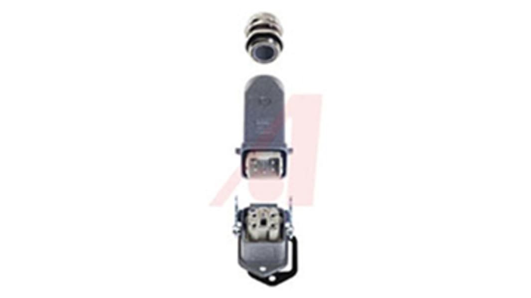 Connecteur industriel HARTING série HAN 4A, 4 Contacts , 10A