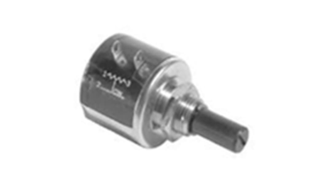 Vishay 536, Schraubmontage 10-Gang  Dreh Potentiometer 5kΩ ±5% / 2W , Schaft-Ø 6,35 mm