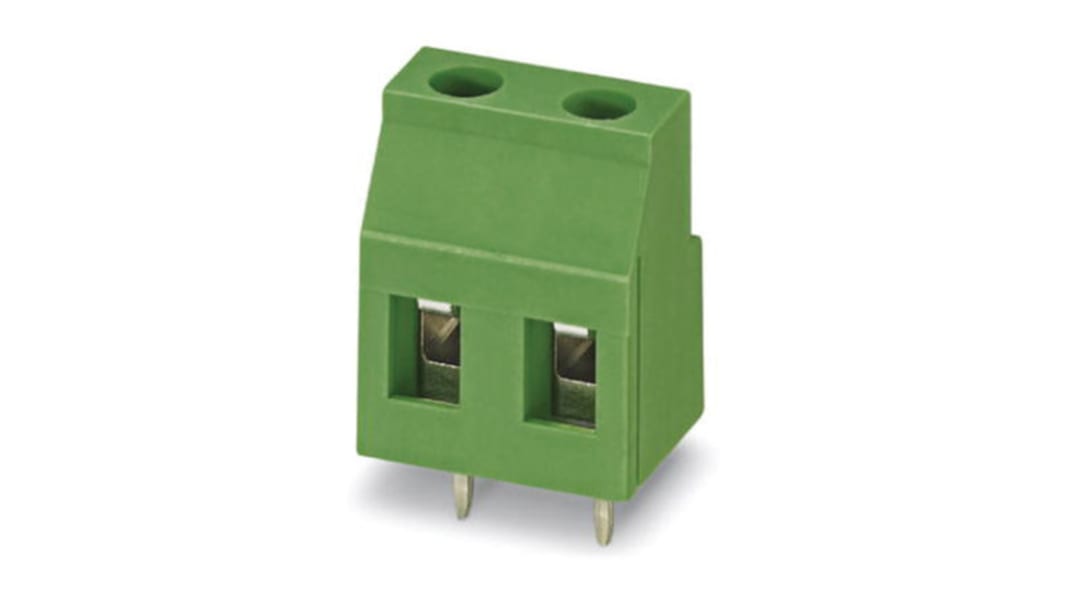 Phoenix Contact MKDSD 2.5/12-5.08 Series PCB Terminal Block, 12-Contact, 5.08mm Pitch, Through Hole Mount, Screw