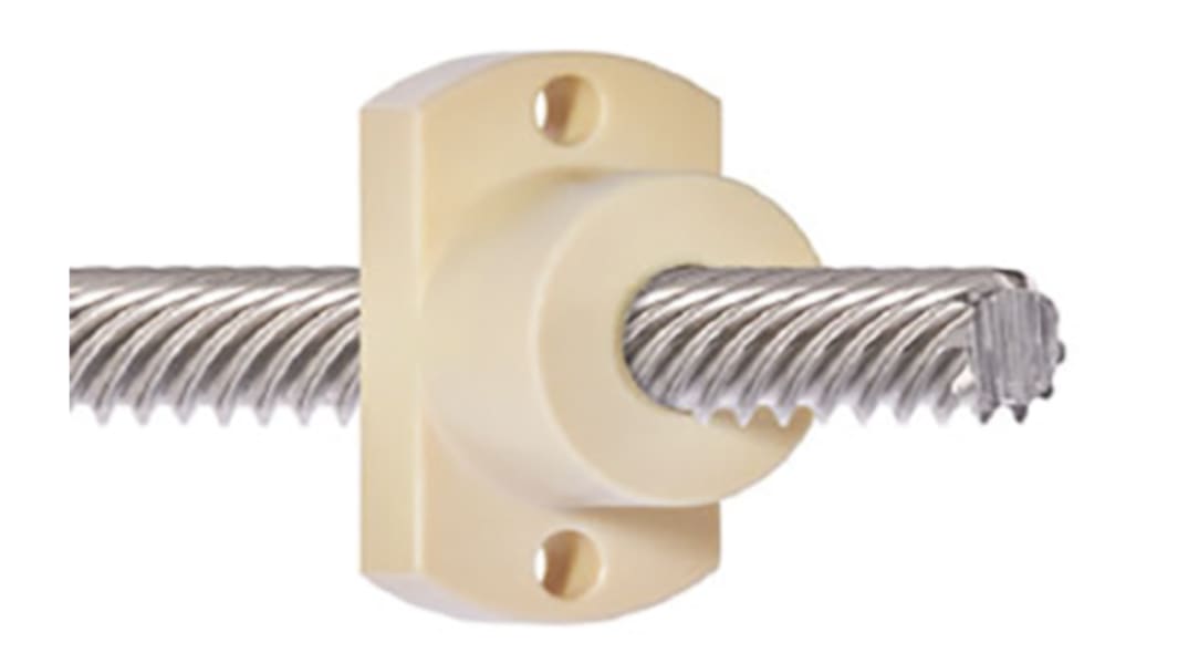 Igus Flanged Round Nut For Lead Screw, For Shaft Dia. 14mm