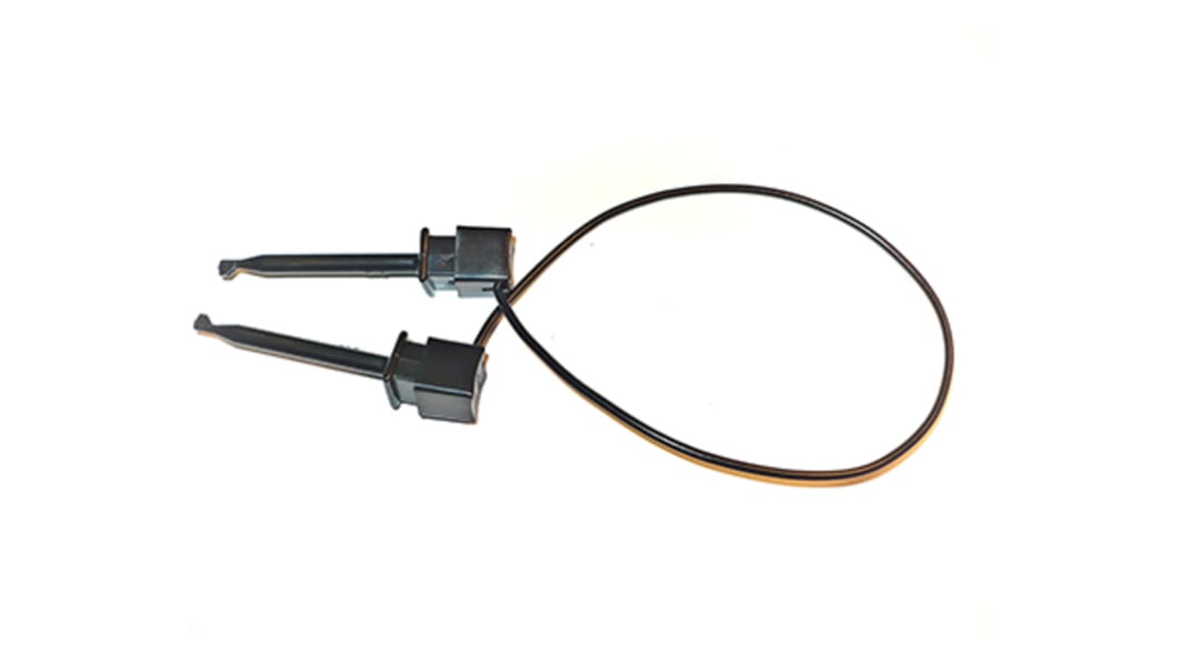Cable de prueba Mueller Electric de color Negro, 300V, 5A, 0.9m