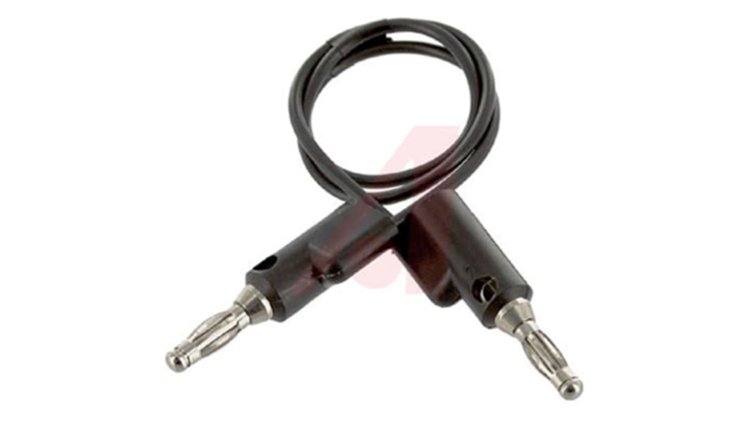 Mueller Electric, 10A, 300V, Black, 300mm Lead Length