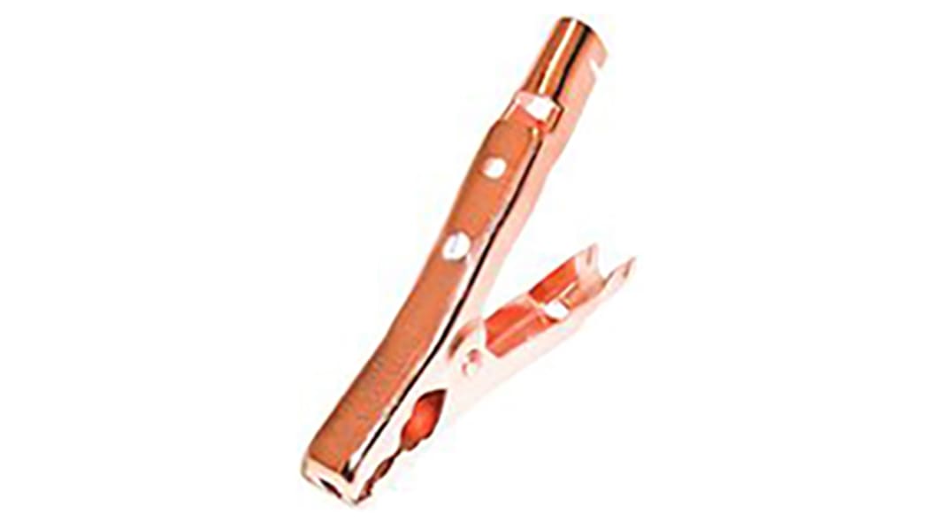 Mueller Electric Crocodile Clip, Copper-Plated Steel Contact, 200A