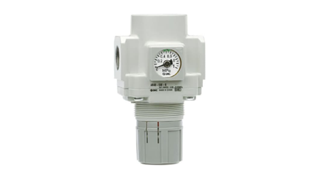 SMC G 1/8 Pneumatic Regulator - 0.05MPa to 0.85MPa, 1/8in, 1MPa max. input