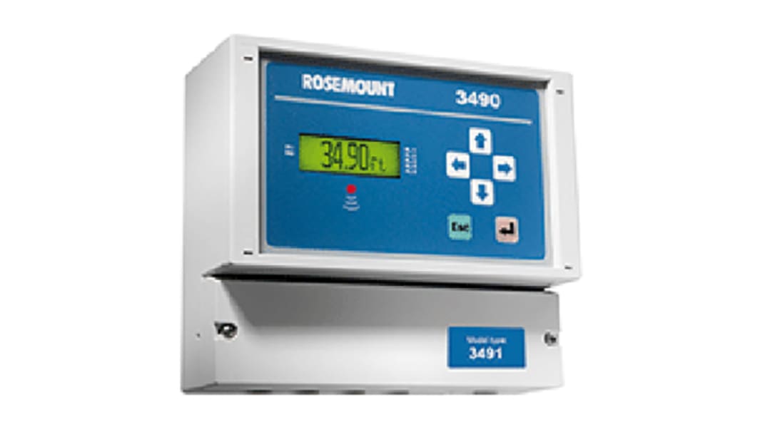 Rosemount 3490 Series Level Controller - Panel Mount, 115 [arrow/] 230 V ac 1 Current, Voltage Input 1 x 4 - 20mA + 5 x