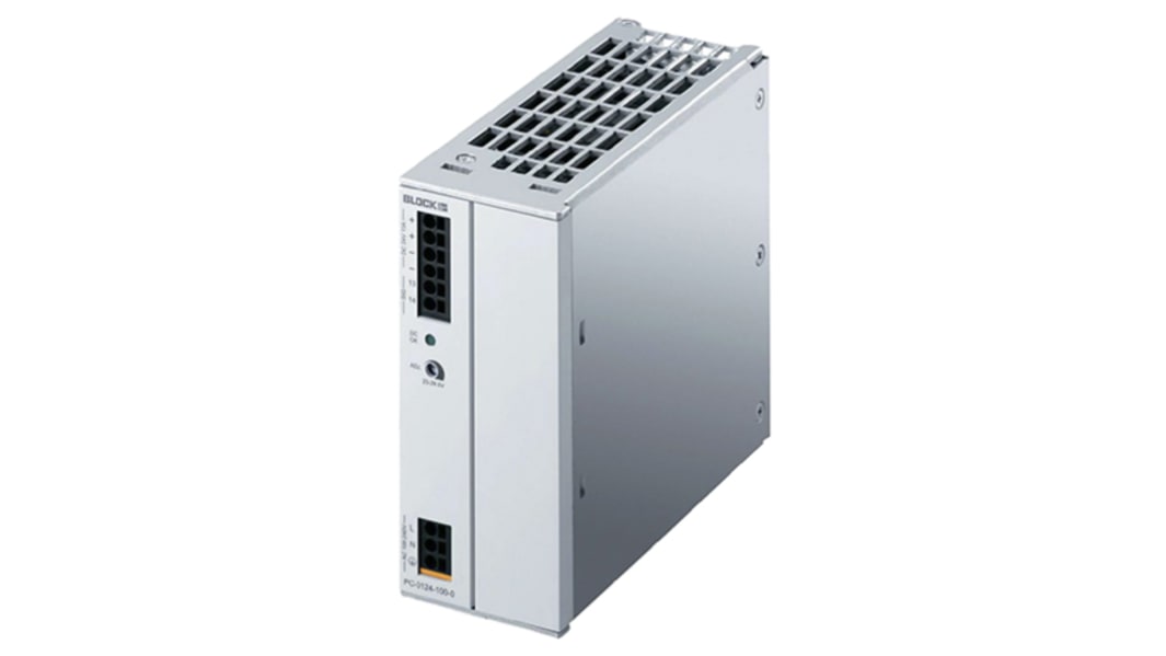 Block PC DIN-Schienen Netzteil Getaktet 24V dc / 5A 120W 85 → 264 V ac / 120 → 373V dc